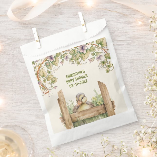 Babydusche Geschenktütchen (Ausgeschnitten)