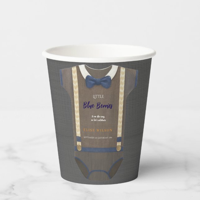 Babydusche Herbstkrampf Pappbecher (Vorderseite)