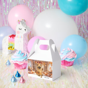 Babydusche im Herbst für Katzenliebhaber Geschenkschachtel