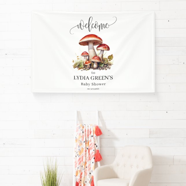Babydusche im Zimmer, Herbstdusche Banner (InSitu)