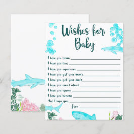 Babydusche Keepake wünscht sich ein Baby