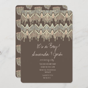 Babydusche Macrame Hanging Rustic Boho Rope Art Einladung