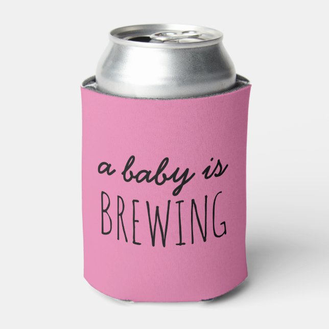 Babydusche mit Duschbrause, ein Baby wird gebraut Dosenkühler (Kanne Vorderseite)