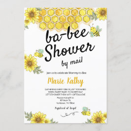 Babydusche Mommy-to-Bee per Post Einladung