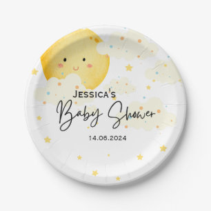 Babydusche "Moon and Stars" Pappteller