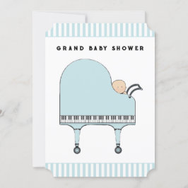 Babydusche Musik Themeneinladungen Einladung
