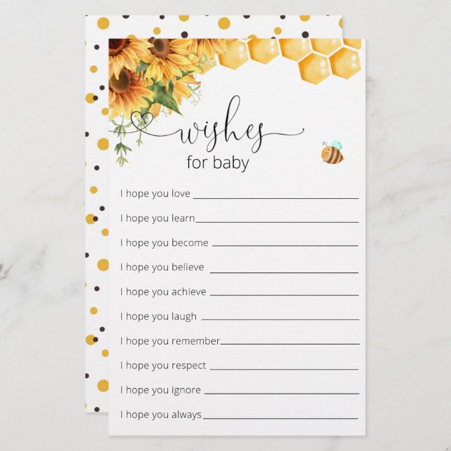 Babydusche nach Belieben (Vorne/Hinten)