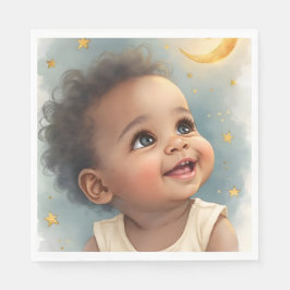 Babydusche Napkin - Ein kleines Star Baby Design Serviette