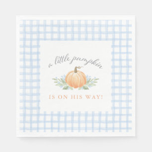 Babydusche Napkins   Ein kleiner Pumpkin Serviette
