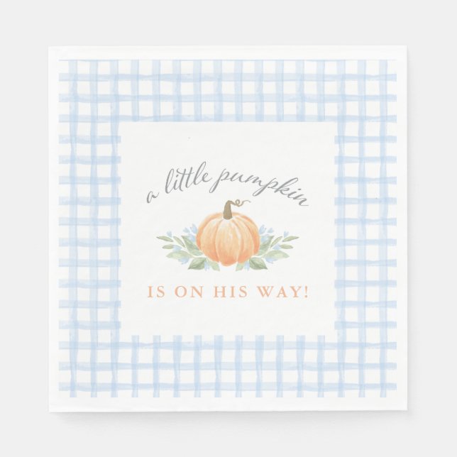 Babydusche Napkins | Ein kleiner Pumpkin Serviette (Vorderseite)