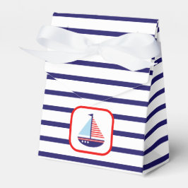 Babydusche Nautical Sailboat Vielen Dank Geschenkschachtel