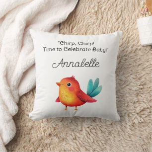 Babydusche Niedliche Wasserfarbe Kissen