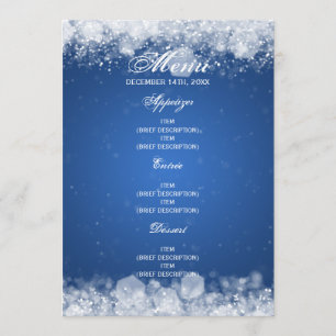 Babydusche Night Sparkle Blue Einladung