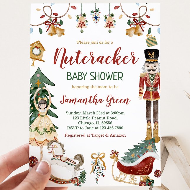 Babydusche Nutcracker Einladung (Von Creator hochgeladen)