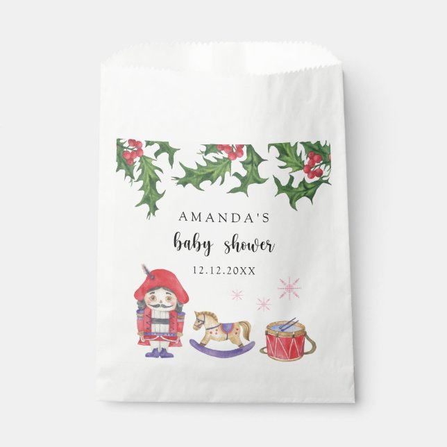 Babydusche Nutcracker Geschenktütchen (Vorderseite)