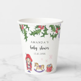 Babydusche Nutcracker Pappbecher