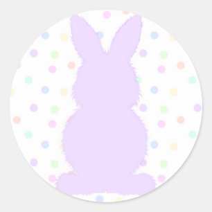 Babydusche oder Osterkuchenhalter Runder Aufkleber