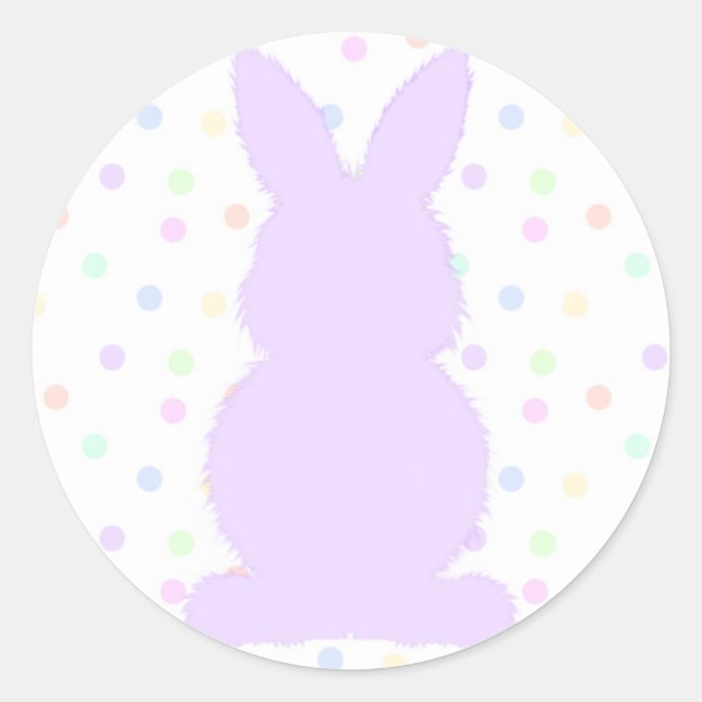 Babydusche oder Osterkuchenhalter Runder Aufkleber (Vorderseite)