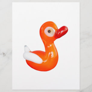 Babydusche Orangenente Flyer