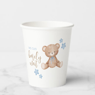 Babydusche Papier-Cup - Bear Baby Dusche Pappbecher