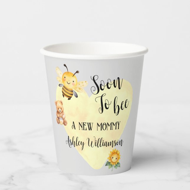 Babydusche Pappbecher (Vorderseite)