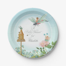 Babydusche Party Dekoration Girl Fairy Garden Bees