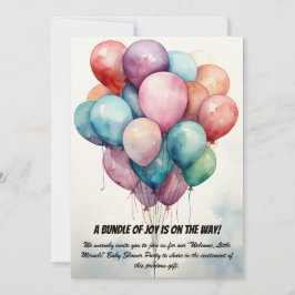 Babydusche Party Einladung