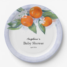 Babydusche Party mit Mandarine