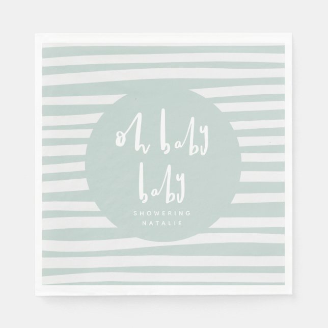 Babydusche Party-Servietten Serviette (Vorderseite)