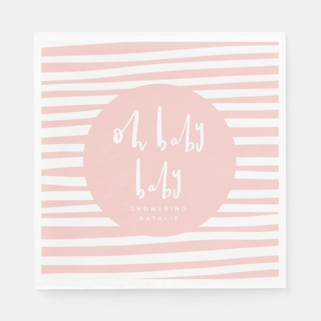 Babydusche Party-Servietten Serviette (Vorderseite)