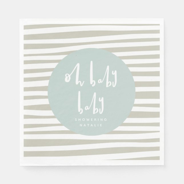Babydusche Party-Servietten Serviette (Vorderseite)