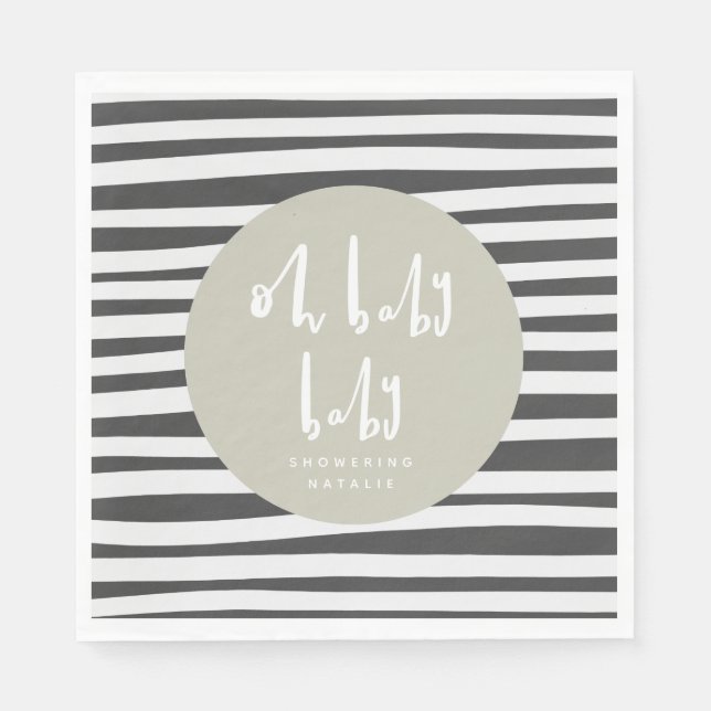Babydusche Party-Servietten Serviette (Vorderseite)