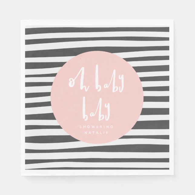 Babydusche Party-Servietten Serviette (Vorderseite)
