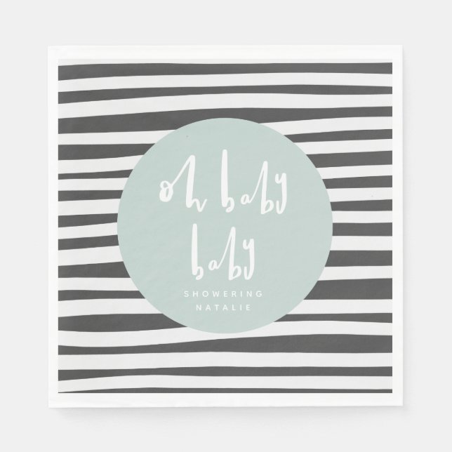 Babydusche Party-Servietten Serviette (Vorderseite)