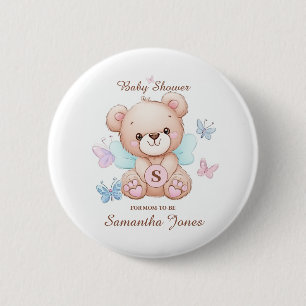 Babydusche Personalisiert Button
