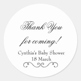 Babydusche Pflegeaufkleber | Custom Stickers