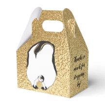 Babydusche Pinguine Mama und Baby