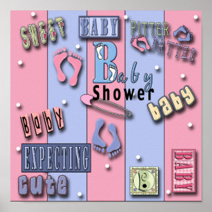 Babydusche Poster drucken