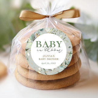 Babydusche Runder Aufkleber