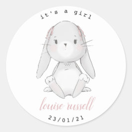Babydusche Runder Aufkleber