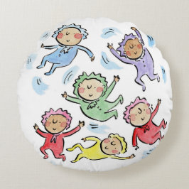 Babydusche Rundes Kissen