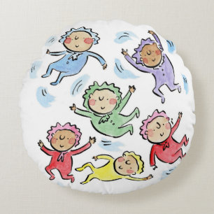 Babydusche Rundes Kissen