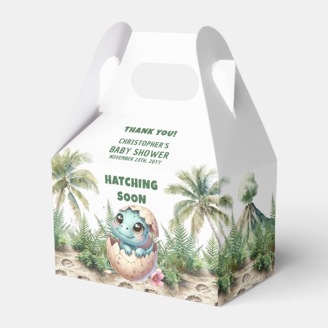 Babydusche Schnupperschlacke Danke Box Geschenkschachtel (Vorderseite)