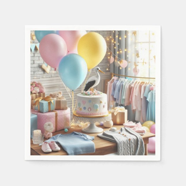 Babydusche Serviette (Vorderseite)