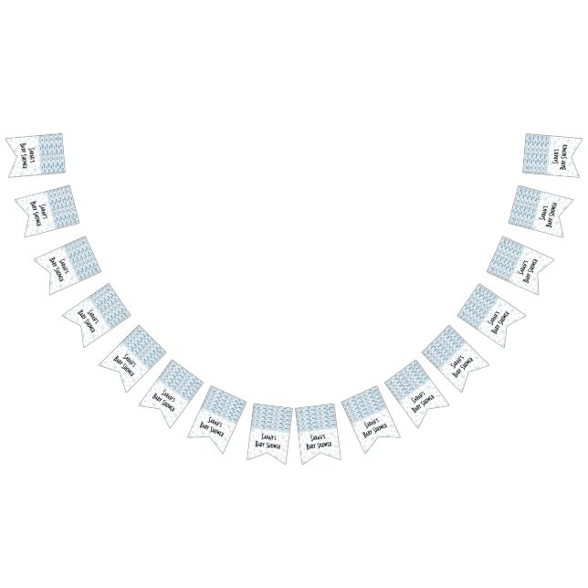 Babydusche "Snips and Snails", Frack-Banner Wimpelkette (Alle)