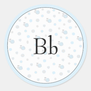 Babydusche "Snips & Snails" Aufkleber 1 1/2" oder 