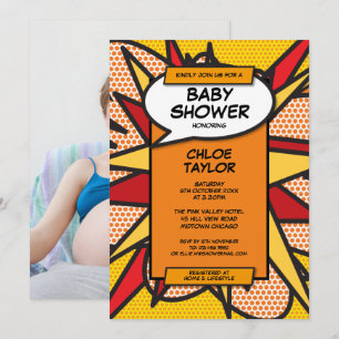Babydusche sprinkle Modernes Gender Neutrales Foto Einladung