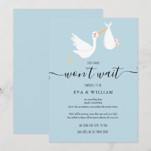 Babydusche, Sprinkle-Stornierungskarte Einladung