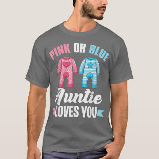 Babydusche Tante Rosa oder Blaue Tante Lieben Sie  T-Shirt