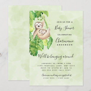 Babydusche und Babywäsche Einladung